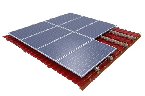 Pitched Tile Roman Roof solar mounting systems